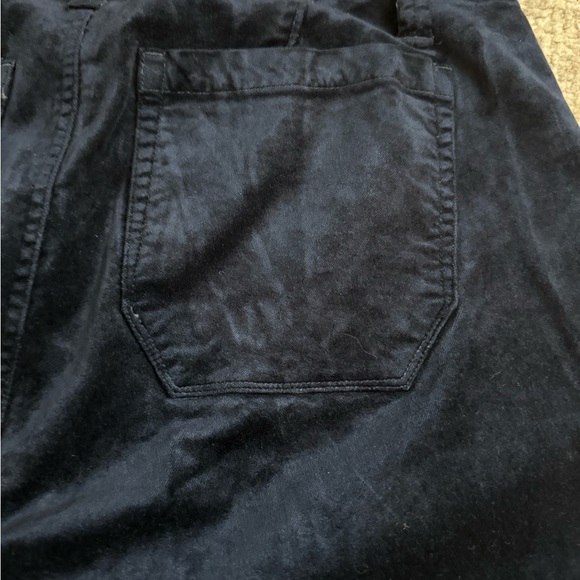 PAIGE Mayslie Velvet navy Joggers zip leg  Navy Size 29 - Picture 12 of 14